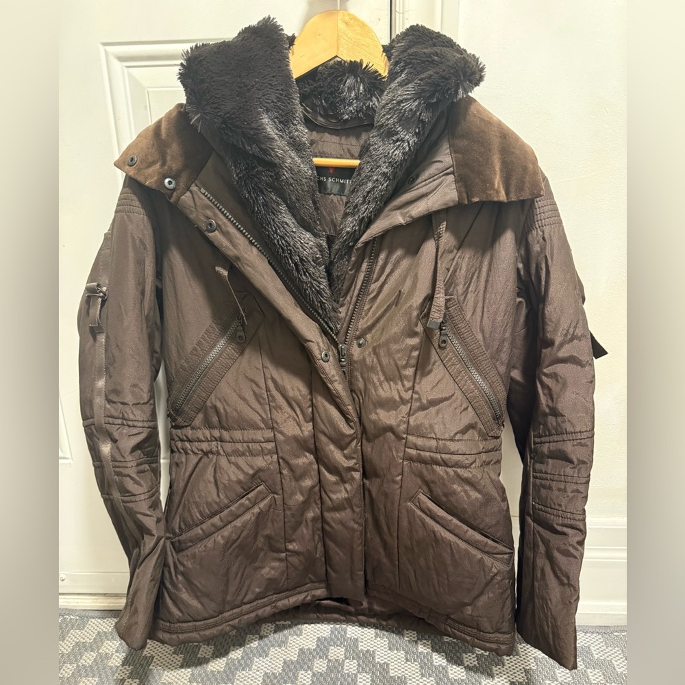 Fuchs Schmitt Brown Fur-Lined Winter Jacket